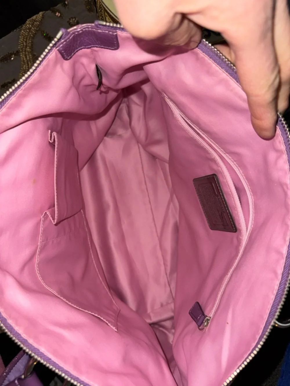 COACH POPPY Purple Women’s Tote Bag - Designer Style - Picture 16 of 17